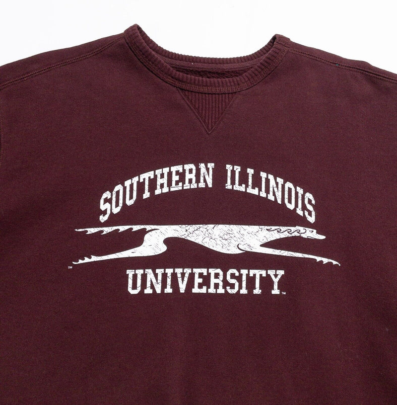Southern Illinois University Sweatshirt Men's XL Champion Pullover Crew Salukis