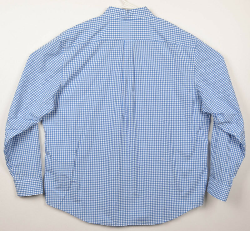 Vineyard Vines Men's XL Classic Fit Murray Blue Gingham Check Button-Down Shirt