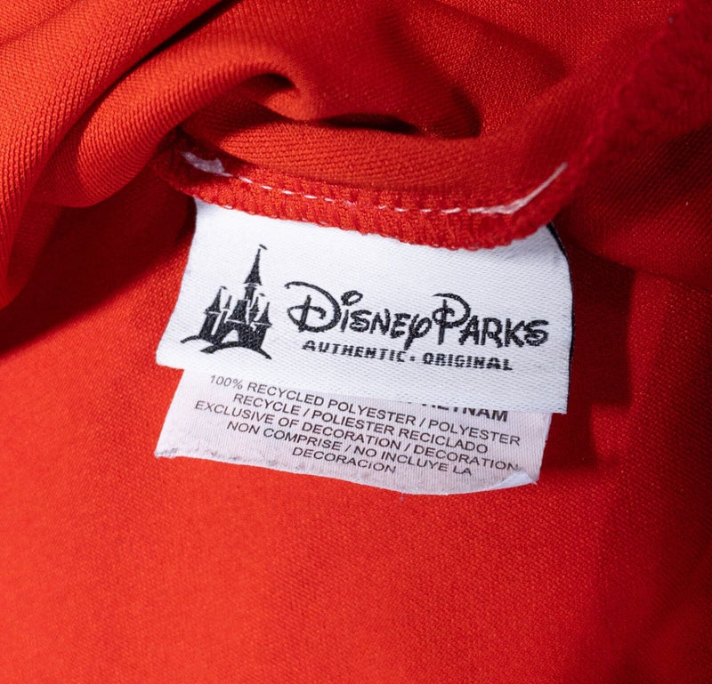 Nike Disney Mickey Mouse Golf Shirt Men's Medium Red Wicking Stretch Dri-Fit