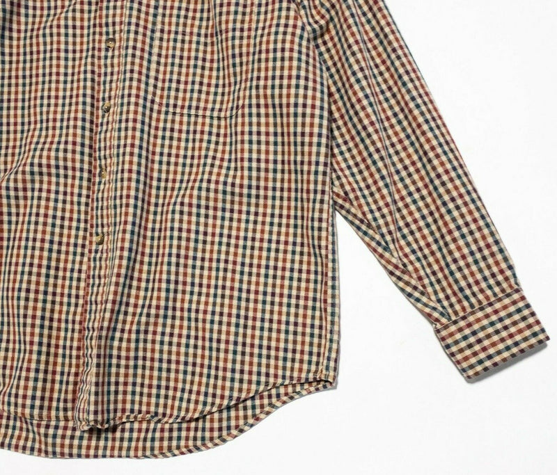 GANT Shirt Men's Large Chelsea Twill Button-Down Multi-Color Check