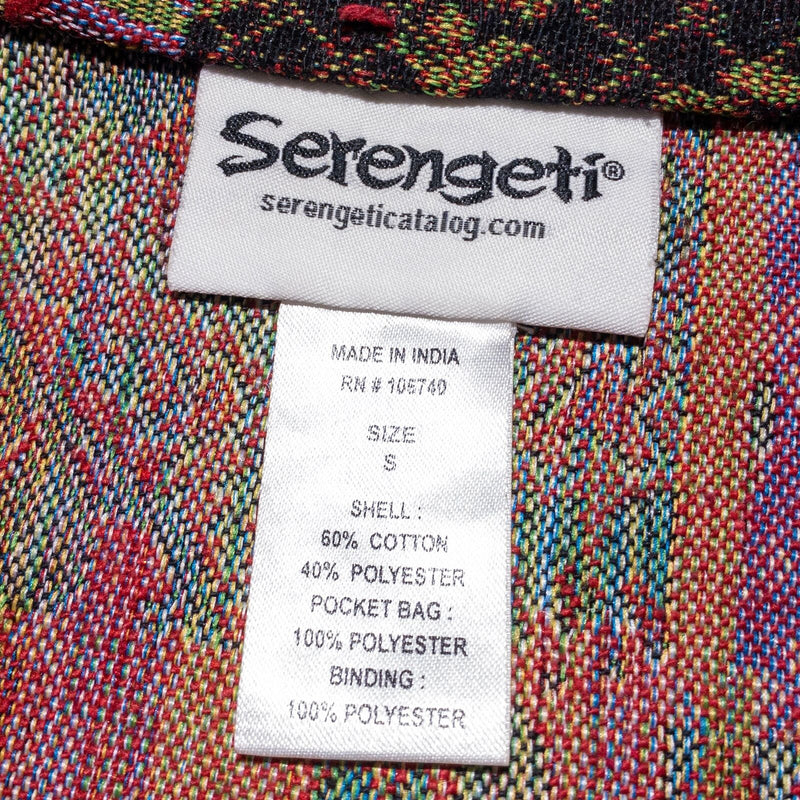 Vintage Serengeti Tapestry Jacket Women's Small Multicolor Floral Paisley Boho