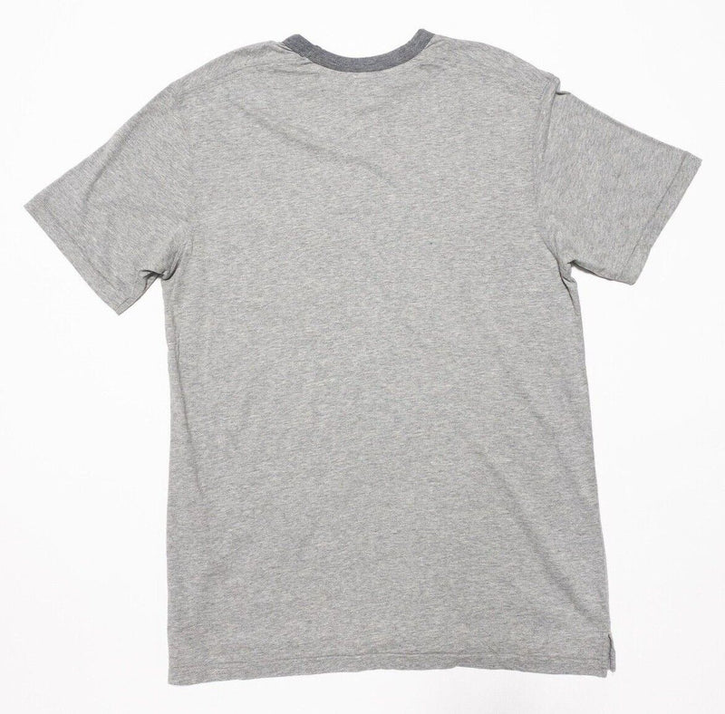 Relwen Ringer Pocket T-Shirt Medium Men's Heather Gray Short Sleeve Pocket