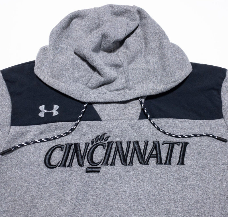 Cincinnati Bearcats Hoodie Adult XL Loose Under armour Coldgear Gray Pullover