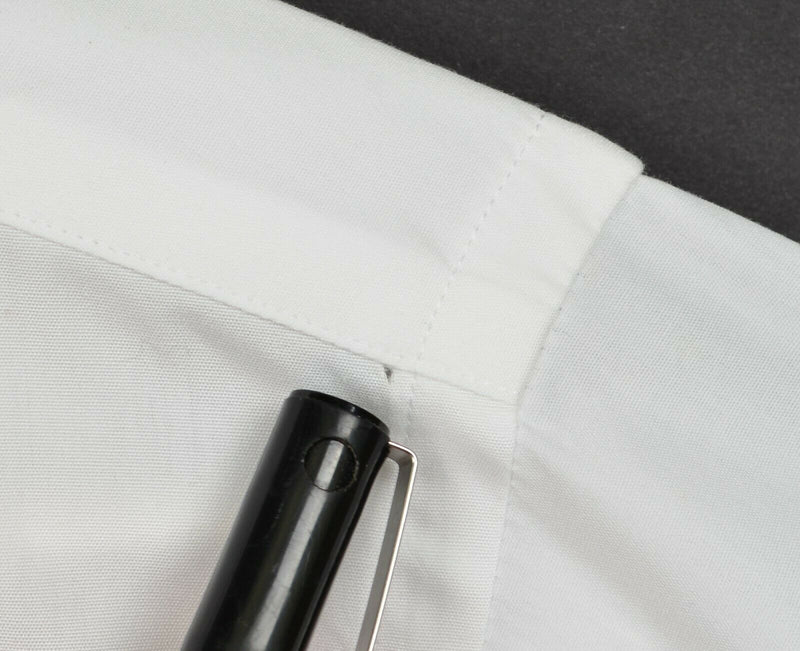 Brooks Brothers Men 15-32 Traditional Fit French Cuff Ruffle White Tuxedo Shirt