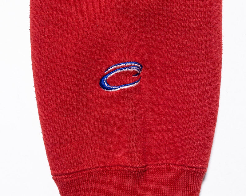Wisconsin Badgers Sweatshirt Men's Fits M Vintage 90s Red College Cadre Crewneck