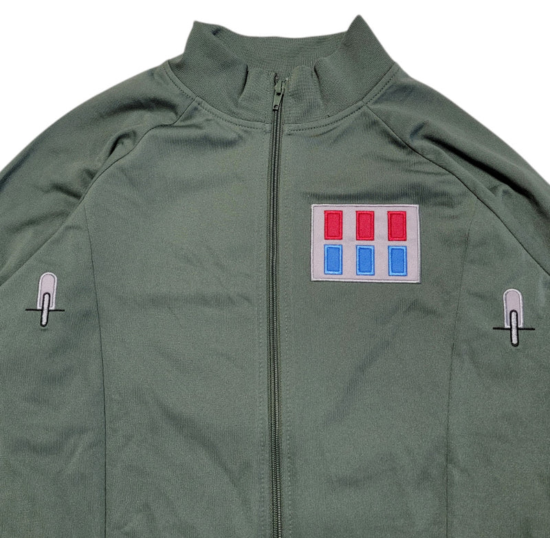 Star Wars Grand Moff Tarkin Jacket Green Full Zip ThinkGeek Men's Small