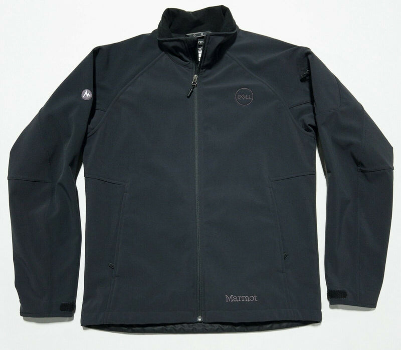 Marmot Men's Medium Dell Microsoft Gray Full Zip Fleece-Lined Softshell Jacket