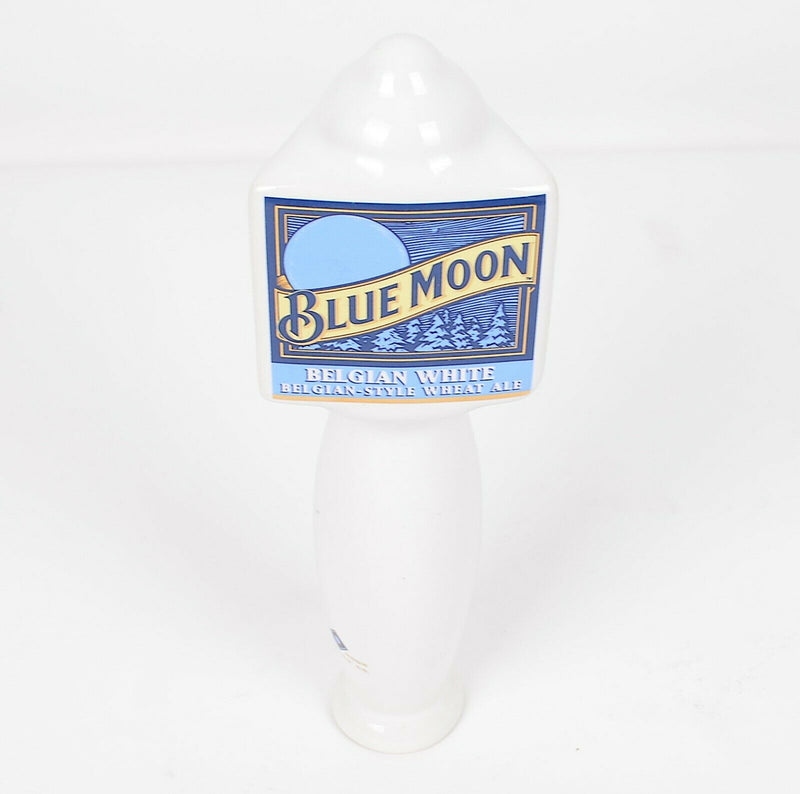 Blue Moon Belgian White Wheat Ale Beer Ceramic Tap Handle