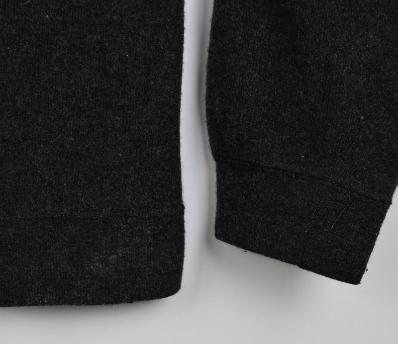 Vintage Polo Ralph Lauren Men's Medium? (Box-y Fit) Wool Gray Charcoal Sweater