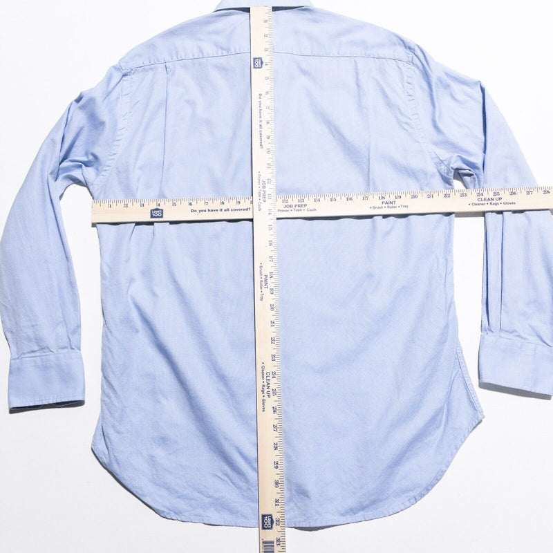 Gitman Bros. Vintage Shirt Men's 16.5/34 Tailored Fit Made in USA Light Blue