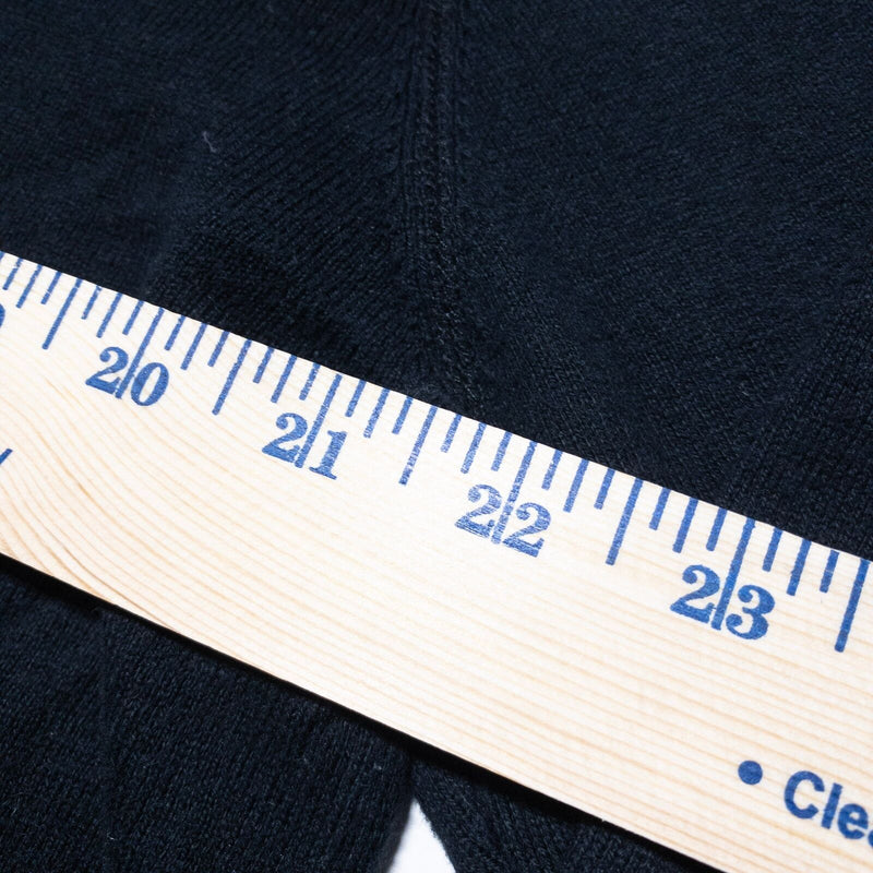 Linksoul Hoodie Men's Medium Cotton Cashmere Blend Knit Pullover Black