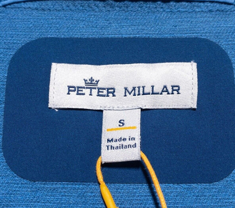 Peter Millar Vest Mens Small Crown Sport Golf Zephyr Light Stretch Vest Full Zip