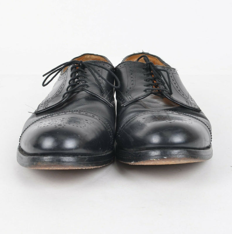 Allen Edmonds "Lexington" Men's Sz 12C Black Leather Wingtip Dress Shoes