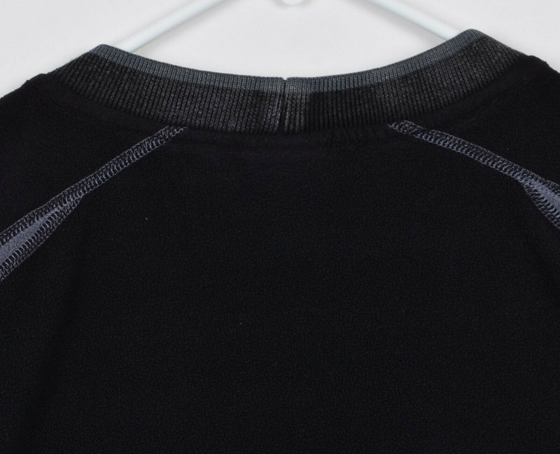 Kuhl Alf Men's 2XL Microchamois Black Fleece Pullover Crew Neck Sweater