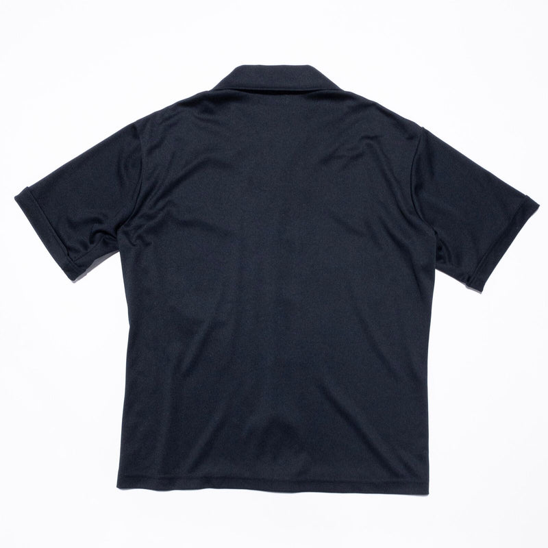 BC Ethic Club Shirt Men's XL Black Gray Shiny Camp Party USA Vintage