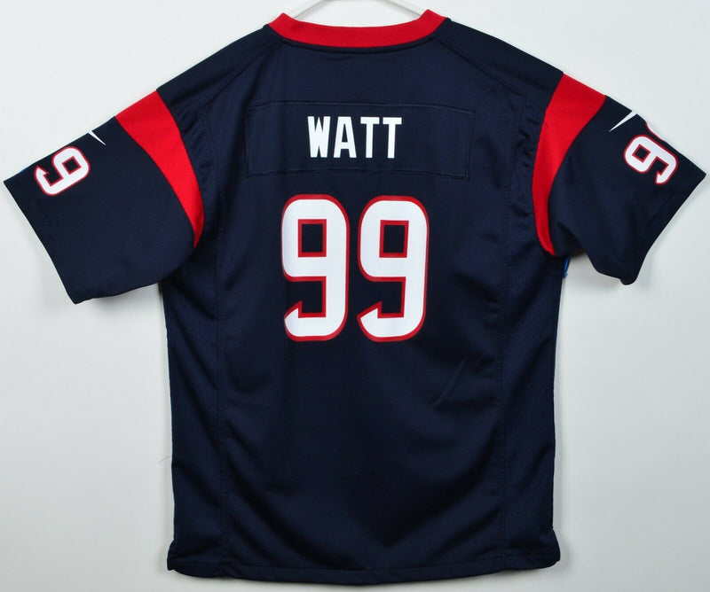 Houston Texans Youth XL (18/20) JJ Watt Nike On Field Navy Blue Football Jersey