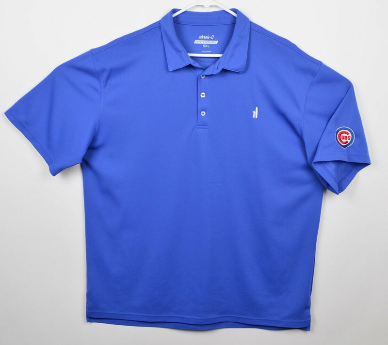 Johnnie-O Men's Sz 2XL Chicago Cubs Prep-Formance Blue Golf Polo Shirt