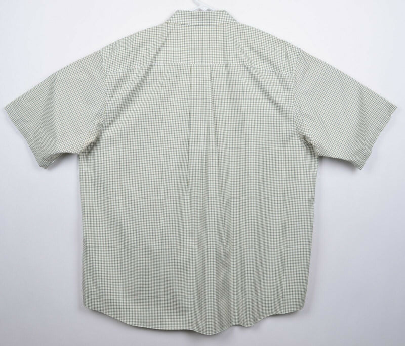 Duluth Trading Co. Men's Sz 2XLT Tall Plaid Button-Down Short Sleeve Shirt