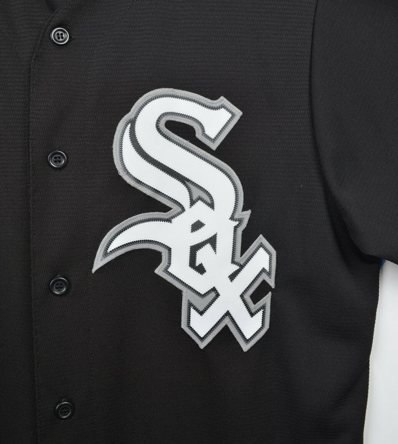 Chicago White Sox Men's Sz Medium Majestic CoolBase Black Sewn Baseball Jersey