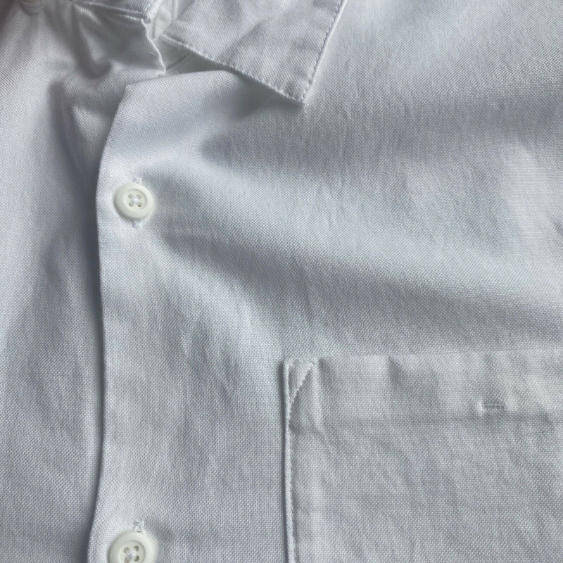 Lululemon Men's XL? Solid White Athleisure Long Sleeve Button-Down Shirt