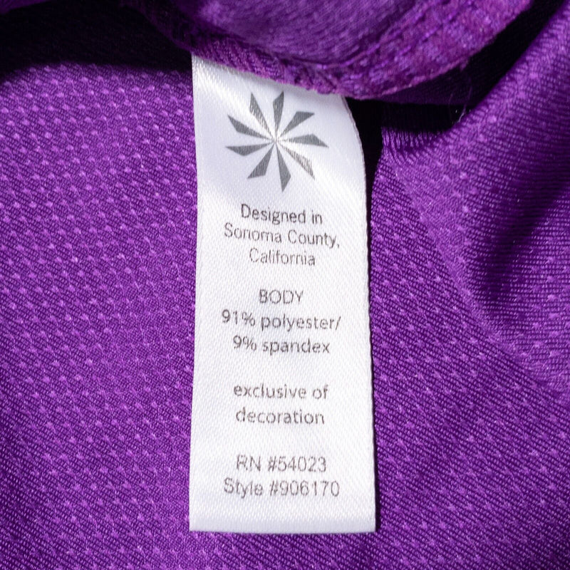 Athleta Wader Hooded Swim Cover-Up Women's XL Purple Wick-It Polyester 906170