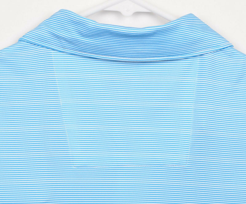 Matte Grey Men's Sz Medium Haus of Grey Coop Green Blue Two Tone Striped Shirt