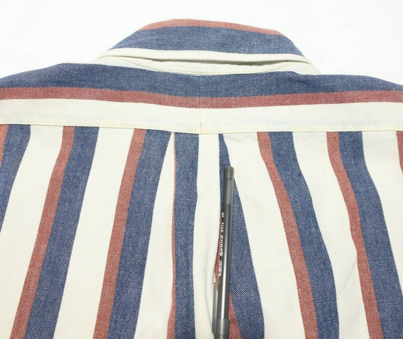 Polo Ralph Lauren 2XL Long Sleeve Button-Down Shirt Men's Striped Blue Red