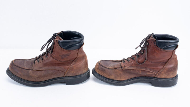 Red Wing Boots 202 Work Boots Men's 11 D Leather Vintage USA Lace-Up Worn