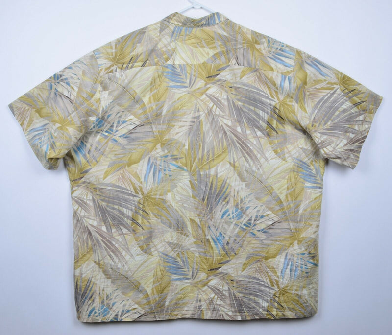 Tori Richard Men's Sz 4XT Floral Palm Tree Cotton Lawn Hawaiian Aloha Camp Shirt