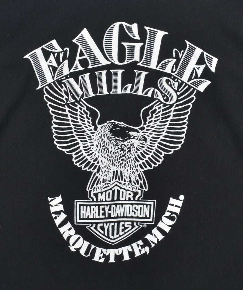 Vtg 1992 Harley-Davidson Men's Sz Large Can't Chain Power Cougar Emblem T-Shirt