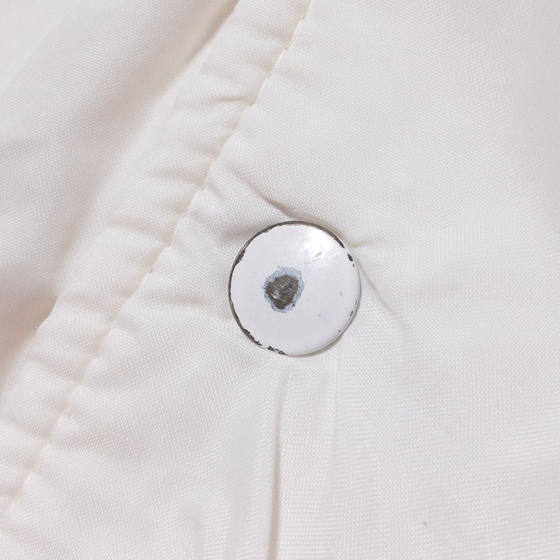 Vintage Pla-Jac by Dunbrooke Jacket Adult Medium 70s White Windbreaker June Snap