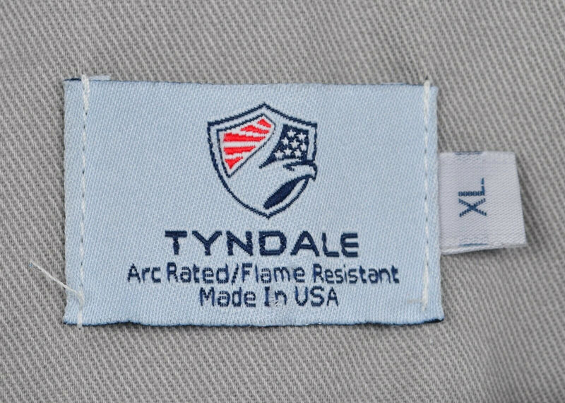 Tyndale FR Men's Sz XL Flame Resistant Navy Blue Full Zip Arc HRC 3 Work Jacket