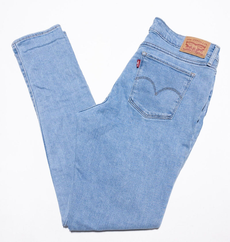 Levi's 711 Skinny Blue Jeans Women's 31 Washed Blue Fits 31x29.5 Blue Indigo