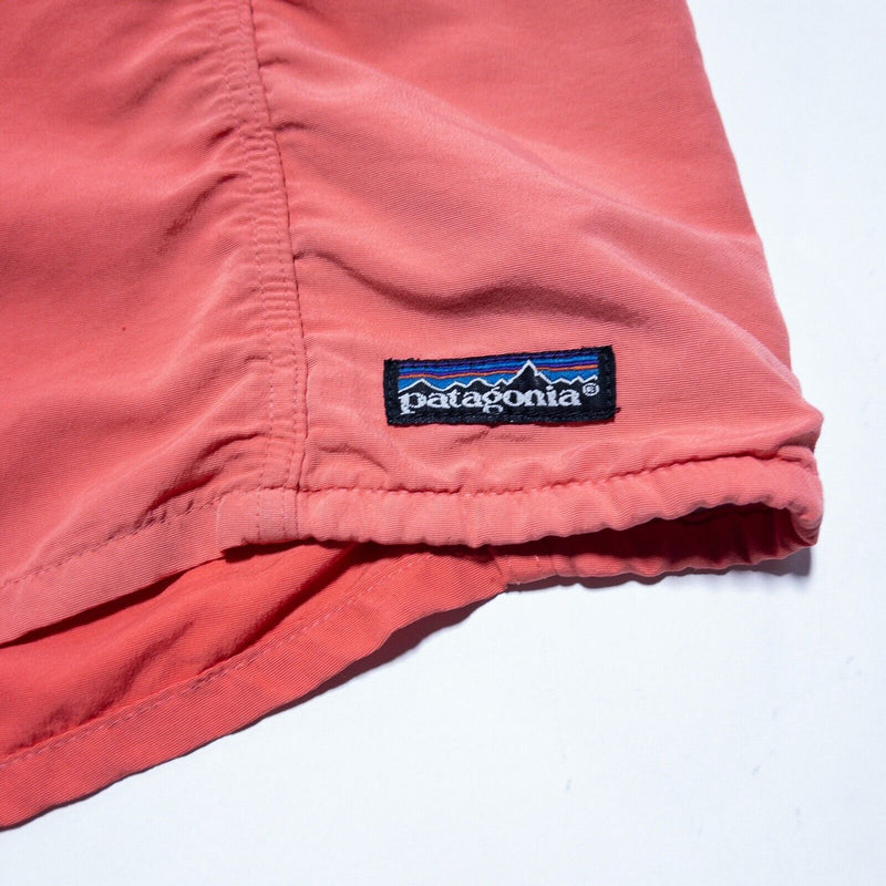 Vintage Patagonia Baggies Large Men's 90s USA Pink Belted Lined Swim Trunks