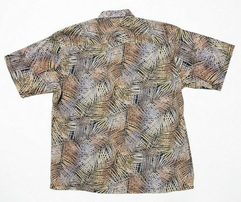 Tori Richard Hawaiian Shirt Large Men's Floral Vintage Cotton Lawn Colorful