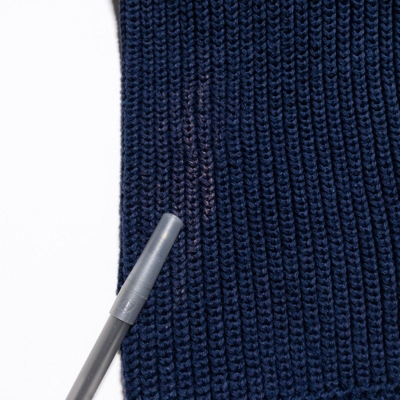 Polo Ralph Lauren Cardigan Sweater Men's XL Shawl Collar Knit Navy Blue Preppy