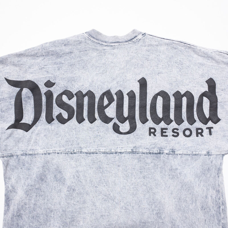 Disneyland Spirit Jersey Women's Medium Disney Resort Gray Washed Long Sleeve