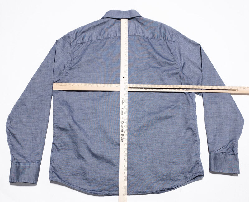 UNTUCKit Shirt Men's XL Slim Fit Button-Up Blue Long Sleeve Casual