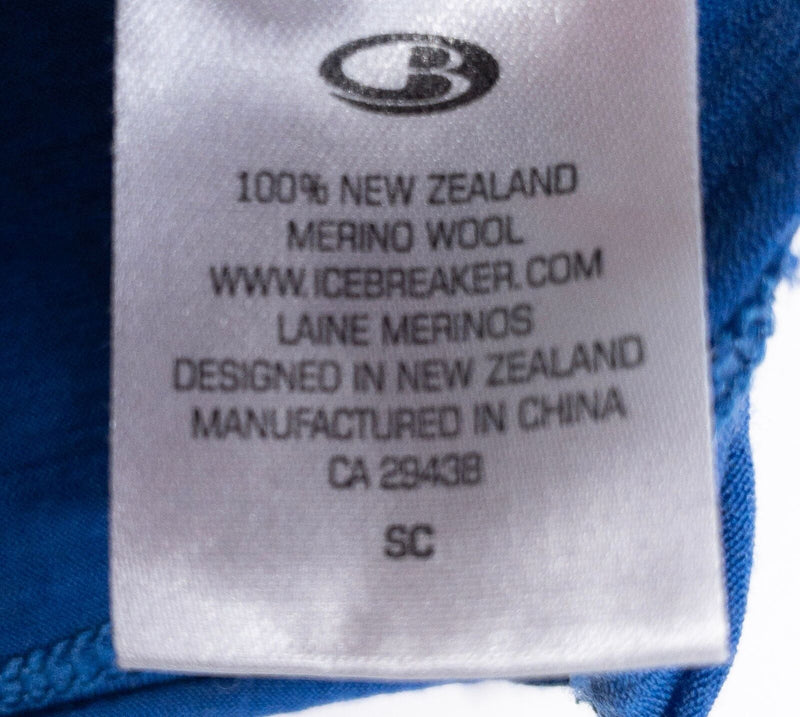 Icebreaker Base Layer Men's XL Merino Wool 150 Super Fine Ultralite Blue