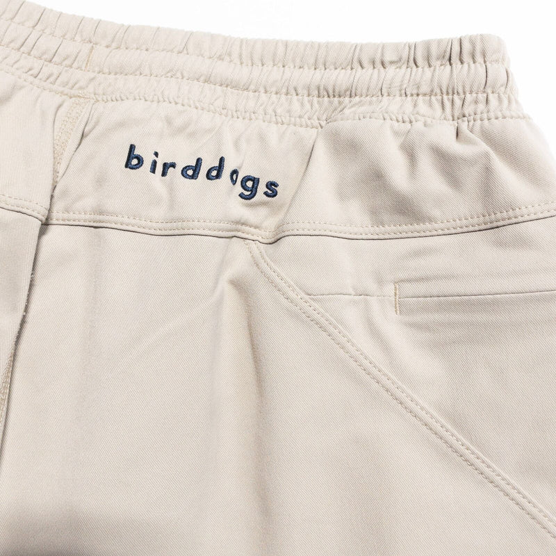Bird Dogs Shorts Men's Large Classic Khaki Beige Lined 7" Inseam Stretch