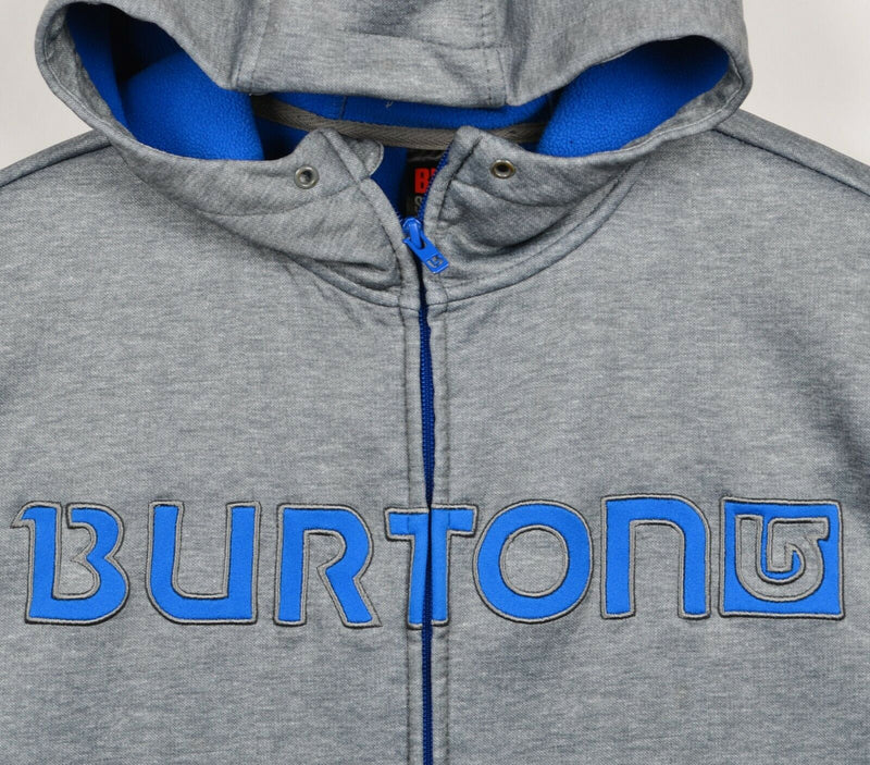 Burton DryRide Men's Small Fleece Lined Snowboard Zip Hoodie Sweatshirt