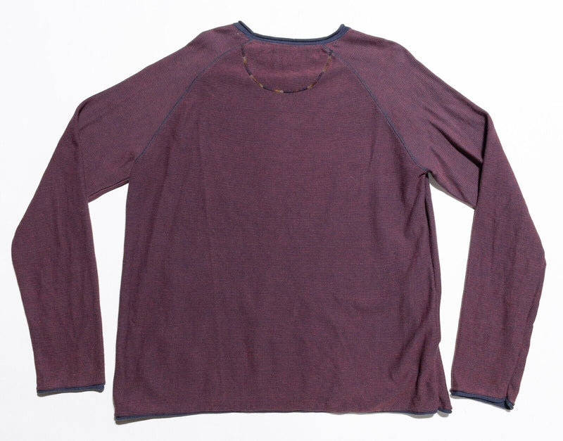 Carbon 2 Cobalt Sweater Shirt Men's 2XL Pullover Crewneck Red Blue Knit