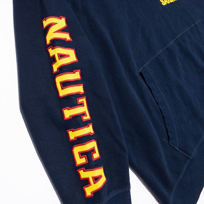 Nautica Lil Yachty Hoodie Men's 3XL Pullover Sweatshirt Navy Blue Sailing Team