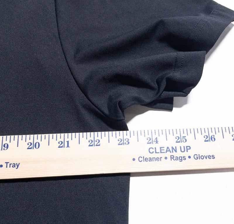 Rhone Essentials T-Shirt Men XL Black/Gray Wicking Stretch Crewneck Short Sleeve