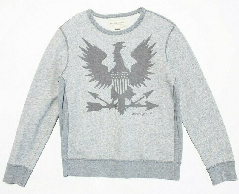 Denim & Supply Ralph Lauren Eagle USA Sweatshirt Crewneck Gray Men's Large