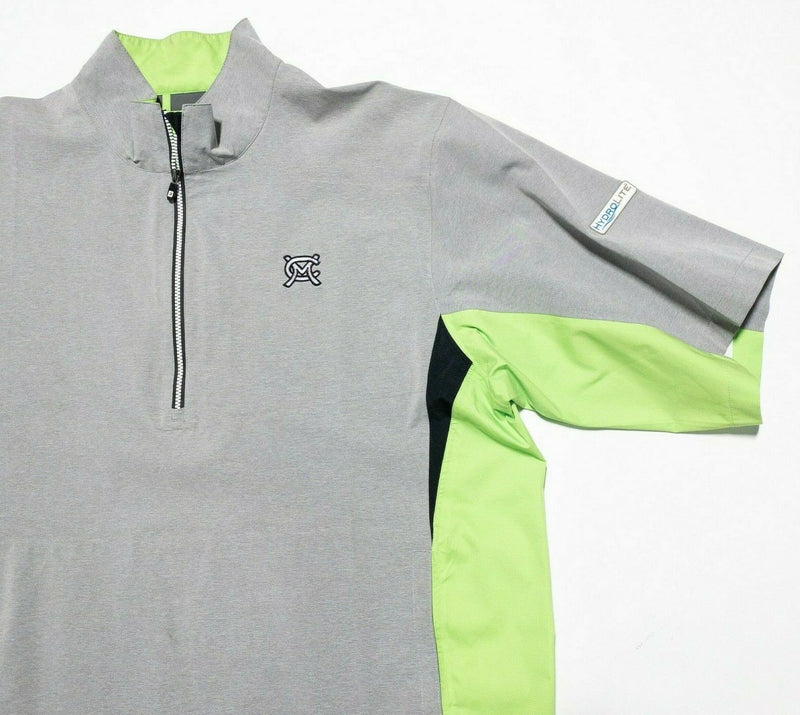 FootJoy DryJoys HydroLite Windshirt Jacket Golf Wind Half-Zip Gray Men's Large