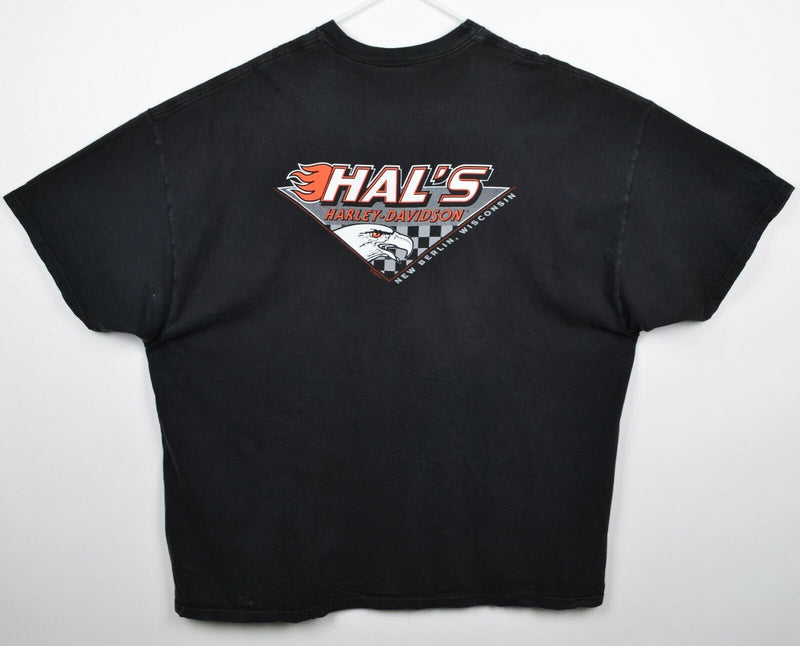 Vintage 1998 Harley-Davidson Men's 4XL Proven Performance Engine Eagle T-Shirt