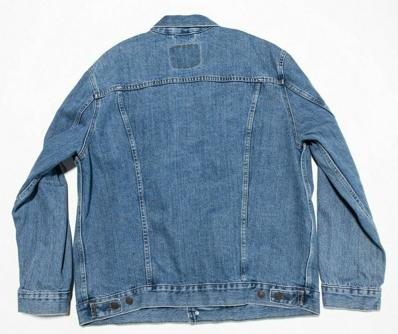 Levi's Men's XL Denim Trucker Jacket Indigo Blue Jean Jacket 72335