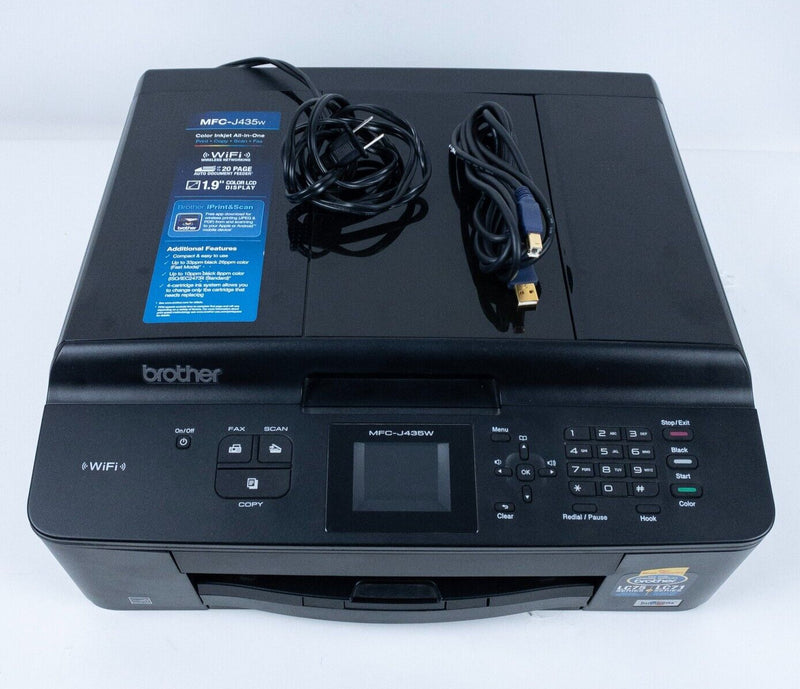 Brother MFC-J435W Printer All-In-One Inkjet Printer Scanner Wireless Tested