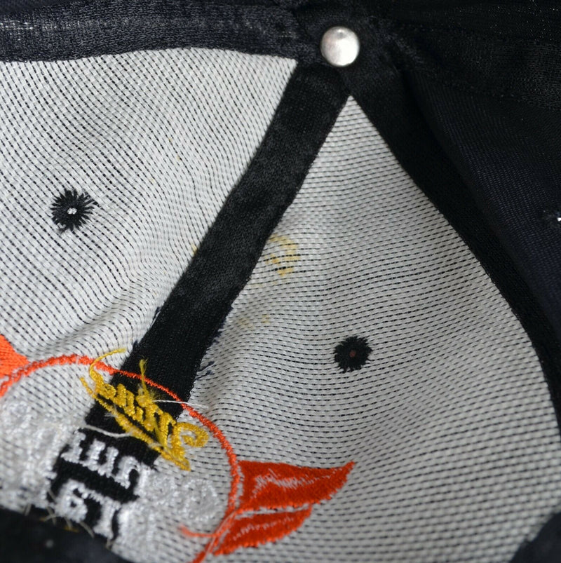 Harley-Davidson Miller Genuine Draft Beer Men's Black Orange Snapback Hat